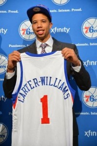 It wasn't that long ago that Michael Carter-Williams was seen as the cornerstone of the Sixers rebuild. Photo credit: Philadelphia 76ers