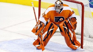 A night after participating in an on-ice brawl, the Flyers' Ray Emery posted his 15th career shutout. 