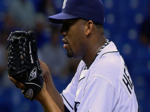 Roberto Hernandez deals last season as a member of the Rays.