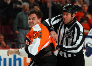 The Flyers miss this guy's tenacity on the ice.  image/thehealthyscratches.com