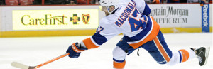 MacDonald joins the Flyers after being acquired from New York for  F Matt Mangene and draft picks. Photo credit - NHL.com