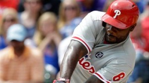 Ryan Howard hit the 13th grand slam of his career Thursday night at CBP. Photo credit - Philadelphia Phillies