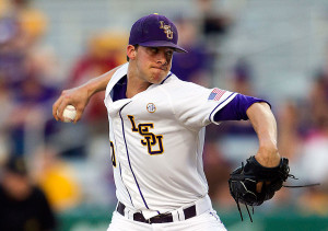 The Phillies have signed No. 7 overall pick Aaron Nola out of LSU. Photo credit - ESPN.com