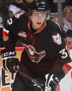 The slender Sanheim is not yet NHL ready, but the Flyers feel they may have found a future star defenseman. Photo credit - Yahoo