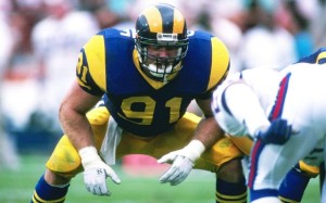 Kevin Greene is ranked 3rd all time in the NFL with 160 career sacks. Photo credit - CBS Sports