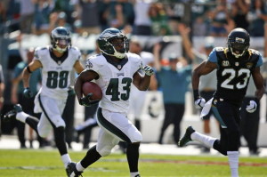 Sproles will be re-evaluated after the bye week, according to Chip Kelly. Photo credit - Nola.com