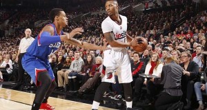 Blazers Use Game for 3-Point Practice, Beat Sixers 114-93