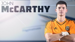 McCarthy played college ball at LaSalle University and went to North Catholic High School. Image Credit: Philadelphia Union