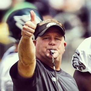 Eagles head coach Chip Kelly has made some risky and bold moves since taking possession of personnel moves in Philadelphia. Photo Credit: ScribeWise.com