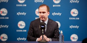 Sam Hinkie has stepped down as Sixers GM. Was it a forced move or is he really put off that they neutered him months ago?Photo Credit: 76ers
