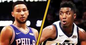 Utah Rookie Donovan Mitchell Looking to Jazz Ben Simmons